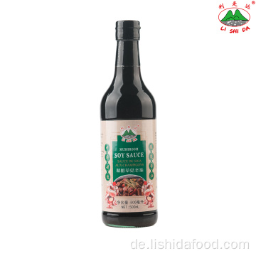 500ml Glasflasche Mushroom Dark Soy Sauce